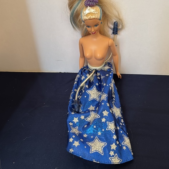 Barbie Starlight Fairy w/lightout swinging Belt. Missing part of her outfit. - Picture 10 of 10